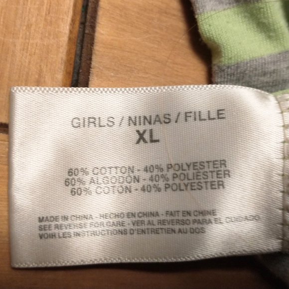 Green & Gray Striped Long-Sleeved T-Shirt - Picture 3 of 4